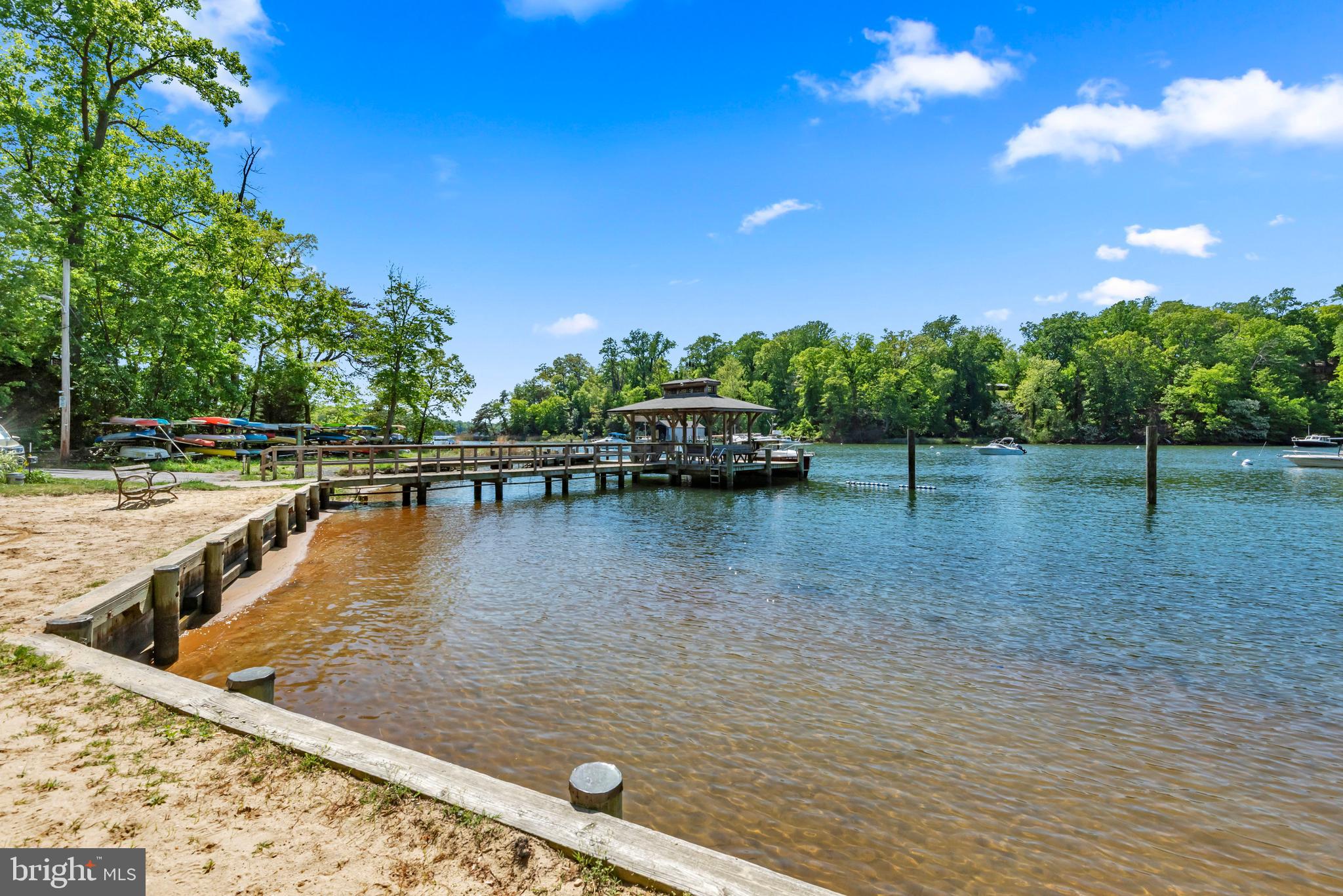155 Ridgeway Circle Arnold, MD 21012 - Photo 55 of 73 a view of a lake with houses