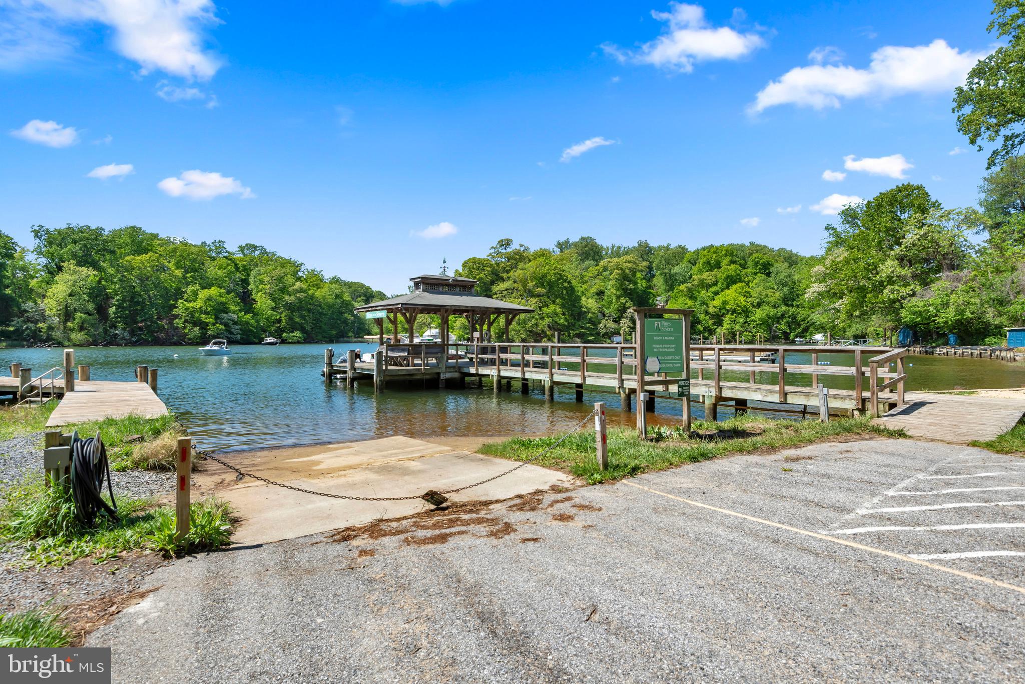 155 Ridgeway Circle Arnold, MD 21012 - Photo 60 of 73 a view of a lake with houses