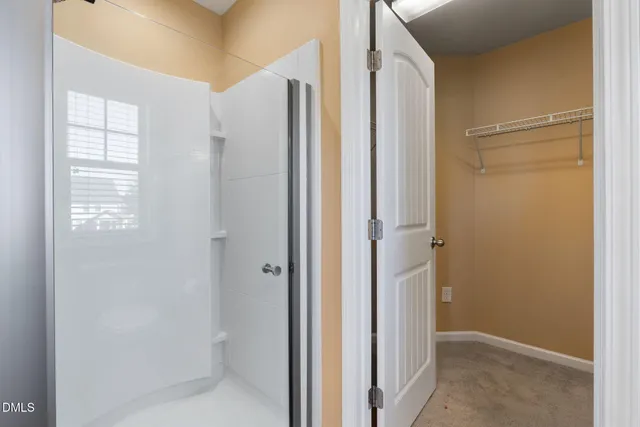 a view of closet area