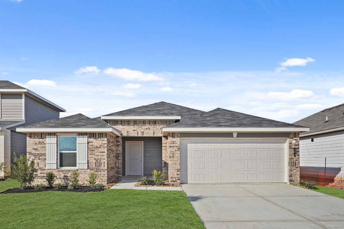 525 Wax Myrtle Way Hockley, TX 77447 - Photo 1 of 20 front view of a house with a yard