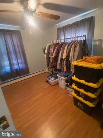 a close view of water heater room