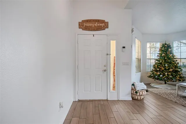 wooden floor in an empty room
