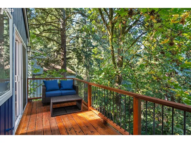 a view of outdoor space with seating