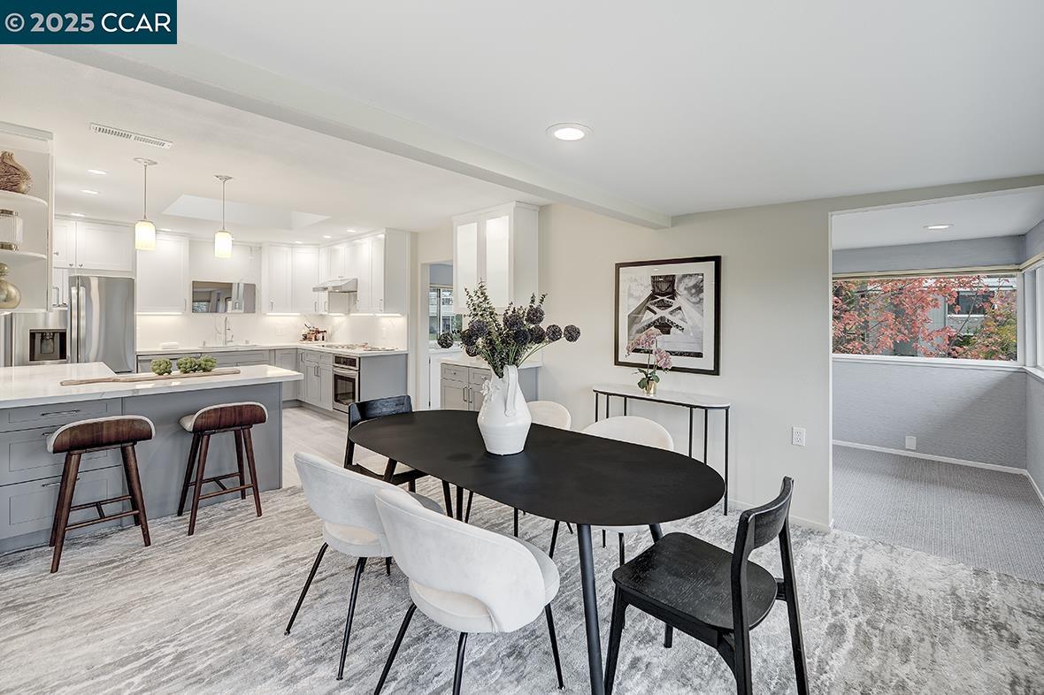2900 Tice Creek Drive, Unit 1 & 3 Walnut Creek, CA 94595 - Photo 7 of 58 a dining room with furniture and window