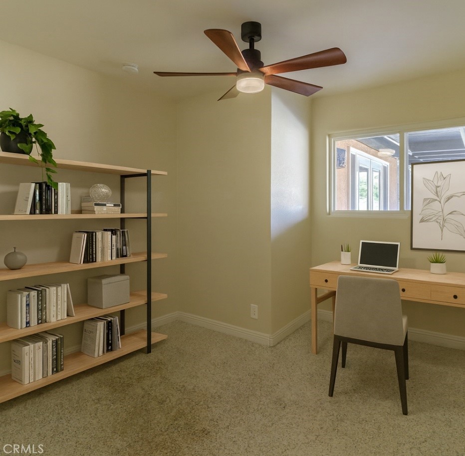 802 Renee Street Redlands, CA 92374 - Photo 11 of 18 a view of a workspace with furniture