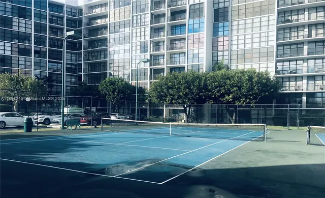 a view of a basketball court