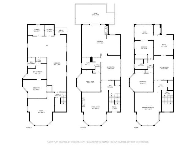 a white building with glass door