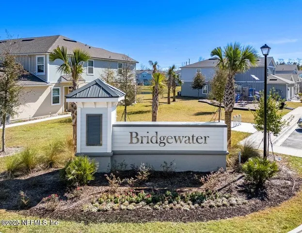 a view of a lake with a city