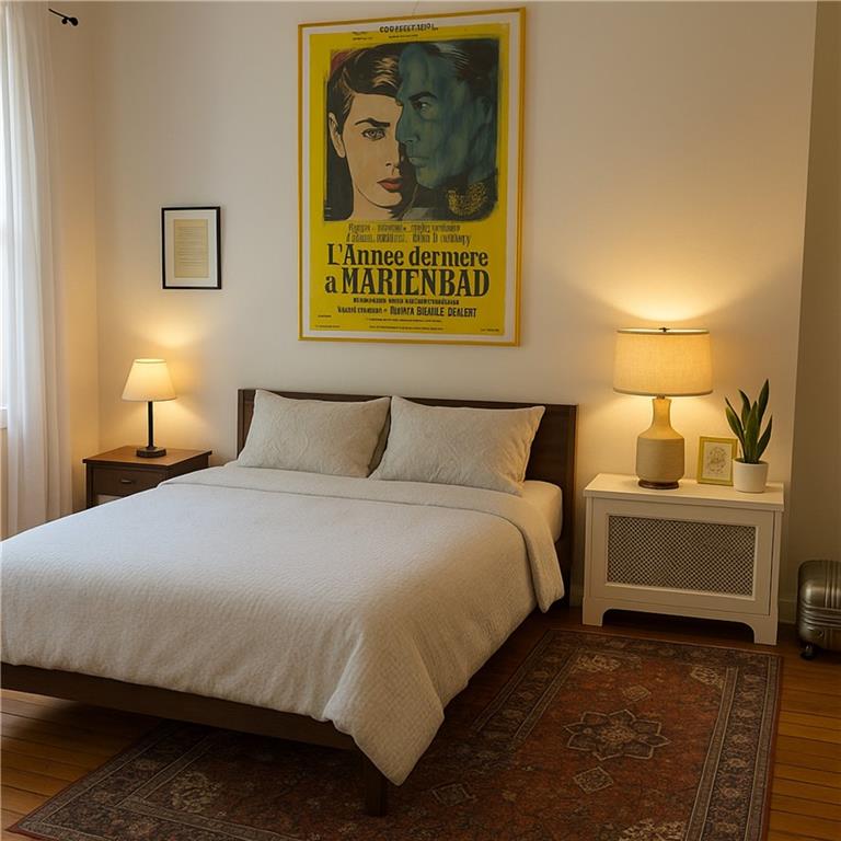 371 16th Street Brooklyn, NY 11215 - Photo 4 of 8 a bedroom with a bed and painting on the wall