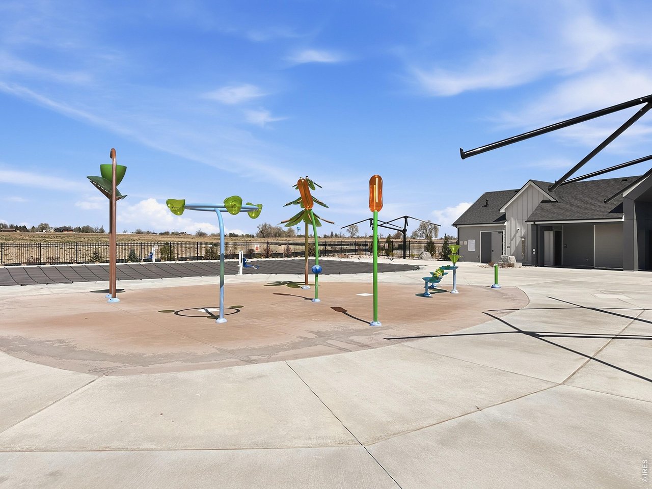 1699 Rivergate Way Berthoud, CO 80513 - Photo 34 of 45 a swimming pool with outdoor seating and outdoor shower