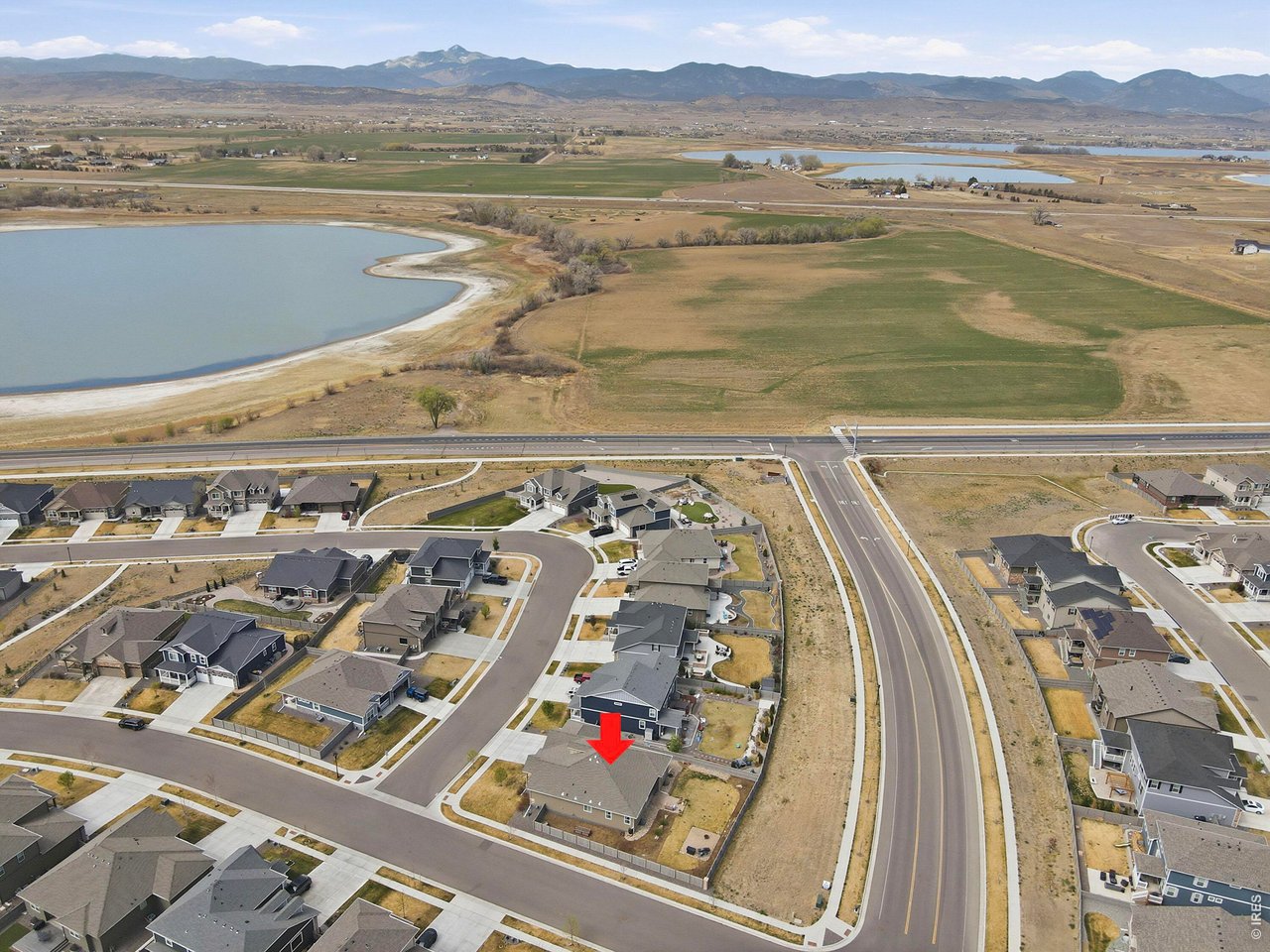 1699 Rivergate Way Berthoud, CO 80513 - Photo 43 of 45 a view of lake view and mountain view