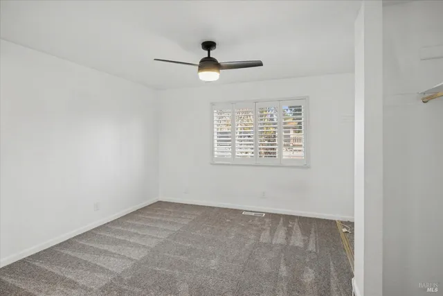 a view of an empty room