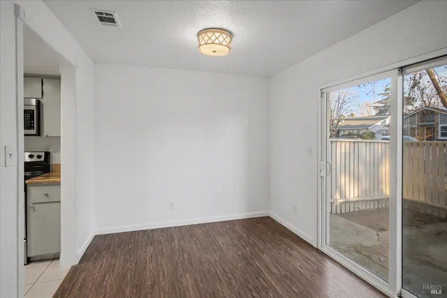 wooden floor in an empty room