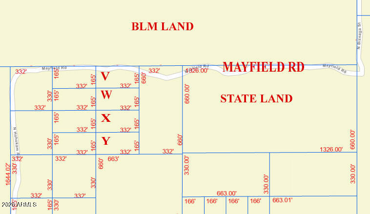 0 East Mayfield Road, Unit V Florence, AZ 85132 - Photo 12 of 16 Wide Plat of 206-29-010V-W-X-Y