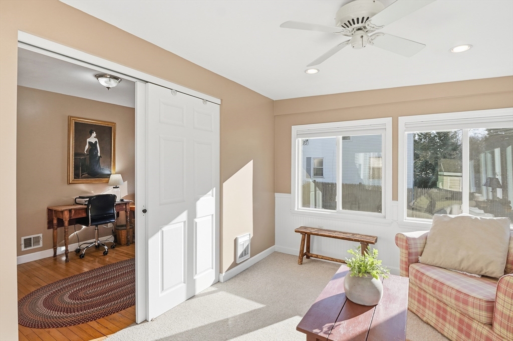 28 Sylvester Road Natick, MA 01760 - Photo 12 of 30 a living room with furniture and a large window