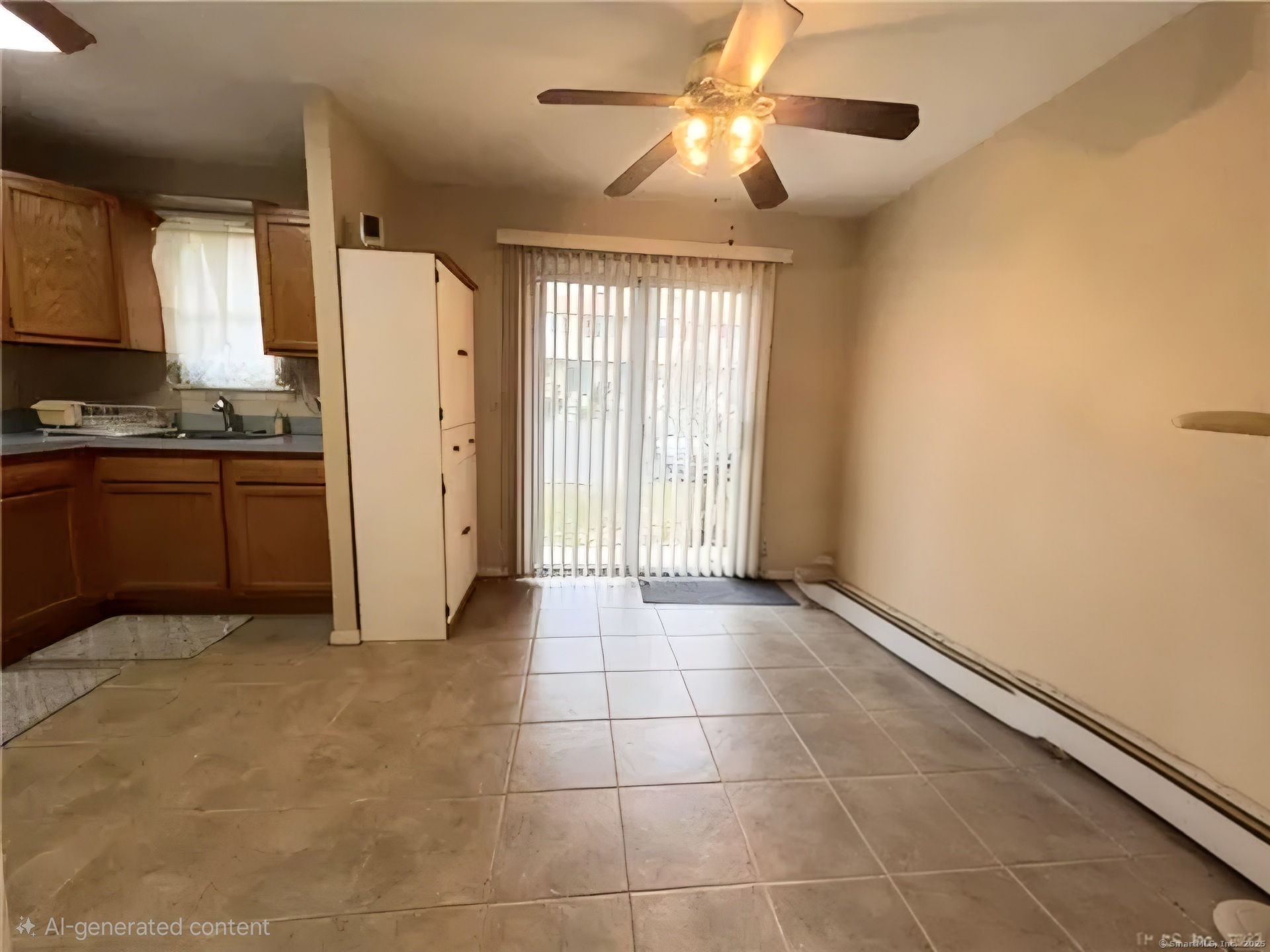 33 Ridge Road, Unit 2 Naugatuck, CT 06770 - Photo 3 of 11 a view of a kitchen with a sink and a refrigerator