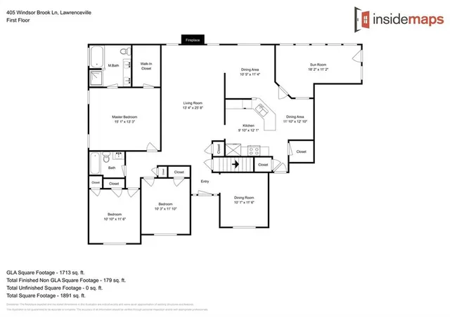 $2,250 | 405 Windsor Brook Lane Southeast, Lawrenceville, GA 30045
