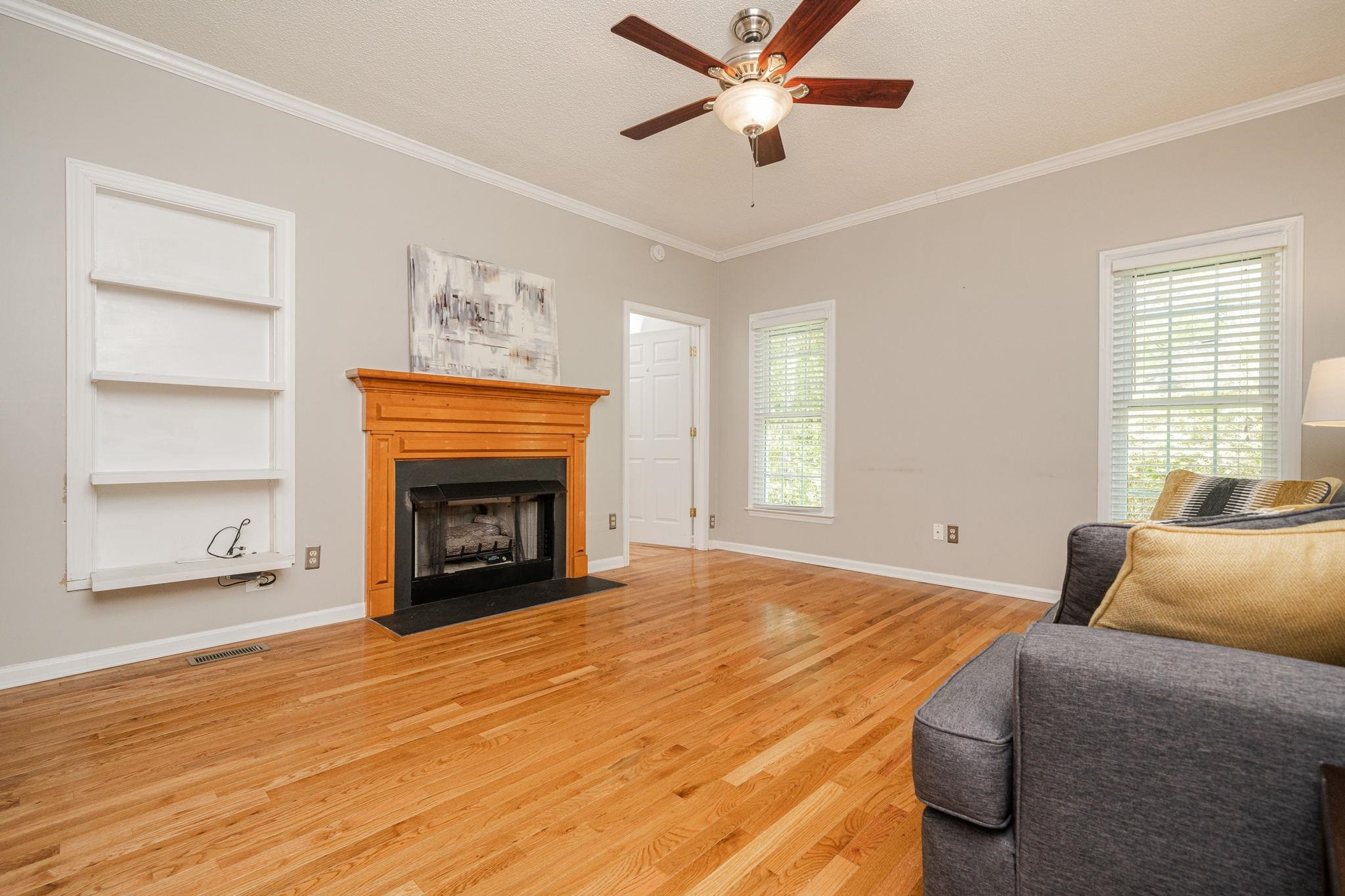 3513 Kensett Way Raleigh, NC 27616 - Photo 9 of 32 Family Room with Cozy Gas Fireplace