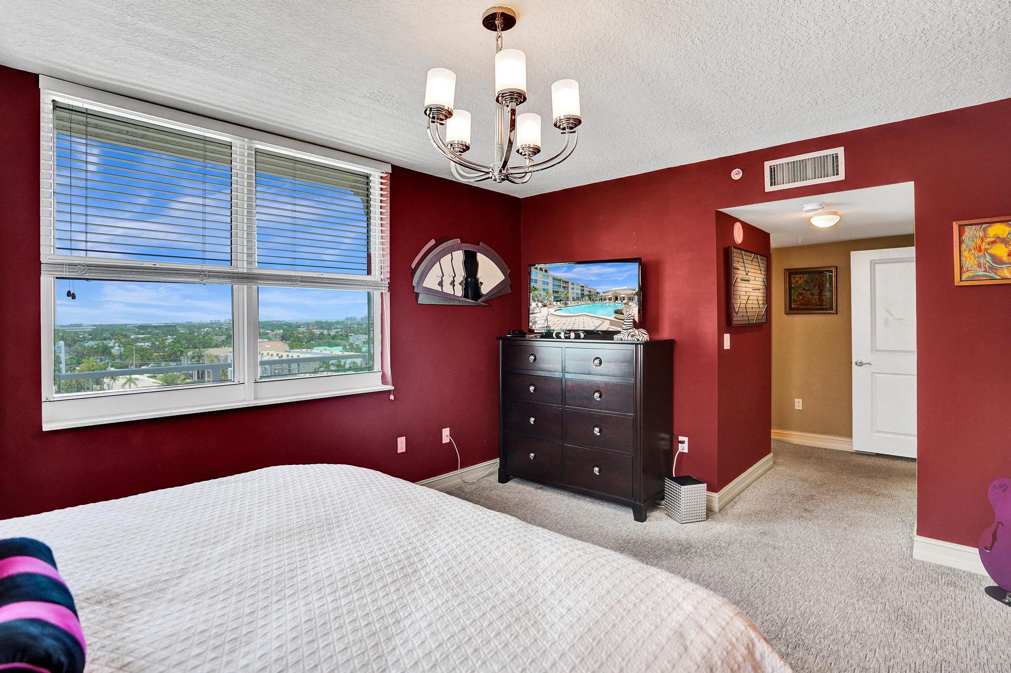 99 Southeast Mizner Boulevard, Unit 802 Boca Raton, FL 33432 - Photo 39 of 54 Open City Views from Primary Bedroom