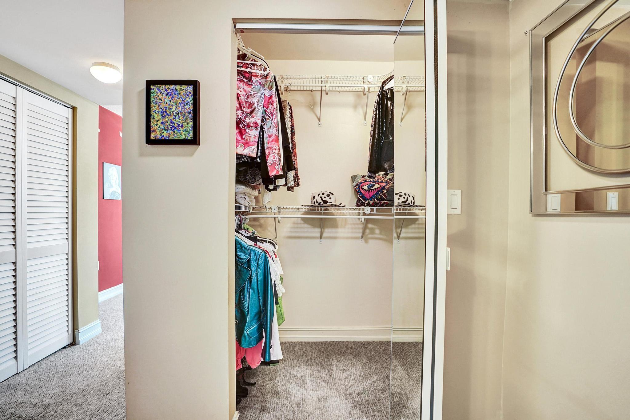 99 Southeast Mizner Boulevard, Unit 802 Boca Raton, FL 33432 - Photo 41 of 54 Generous Way-In Closet