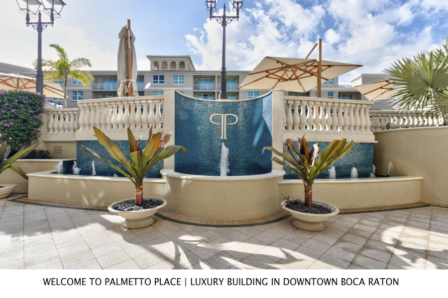 99 Southeast Mizner Boulevard, Unit 802 Boca Raton, FL 33432 - Photo 6 of 54 Palmetto Place - welcome