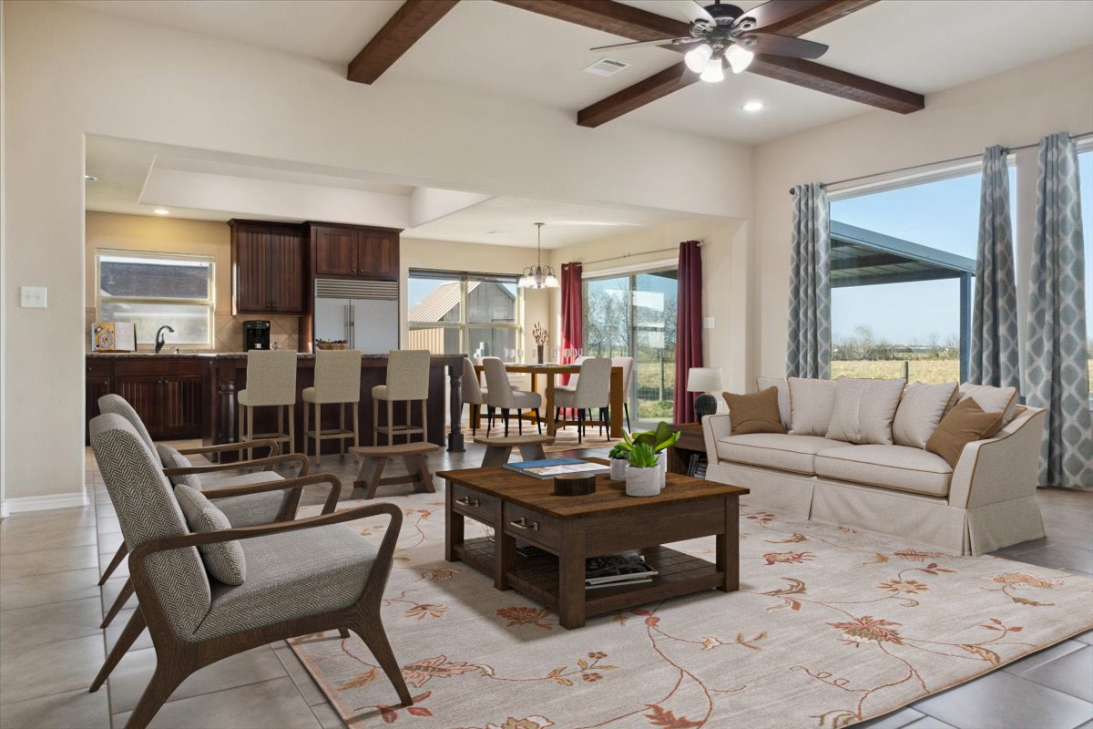 2407 Thuesen Road Beasley, TX 77417 - Photo 2 of 34 a living room with furniture and wooden floor