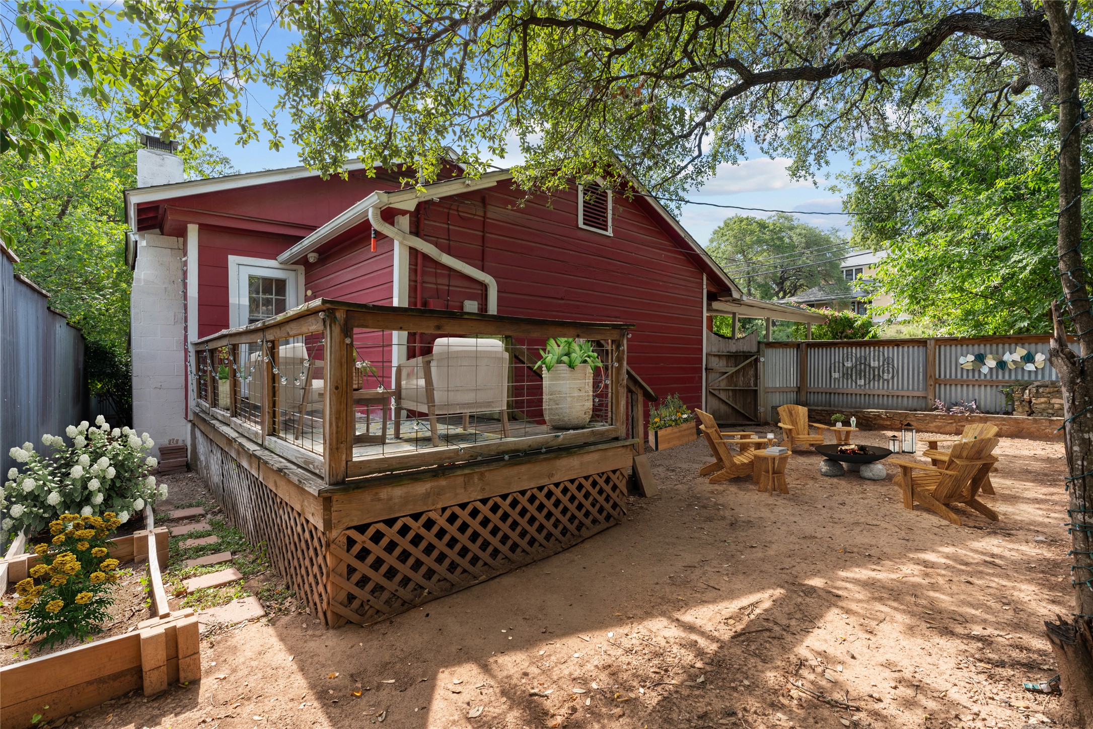 406 East Monroe Street, Unit B Austin, TX 78704 - Photo 1 of 35 a front view of a house with a yard