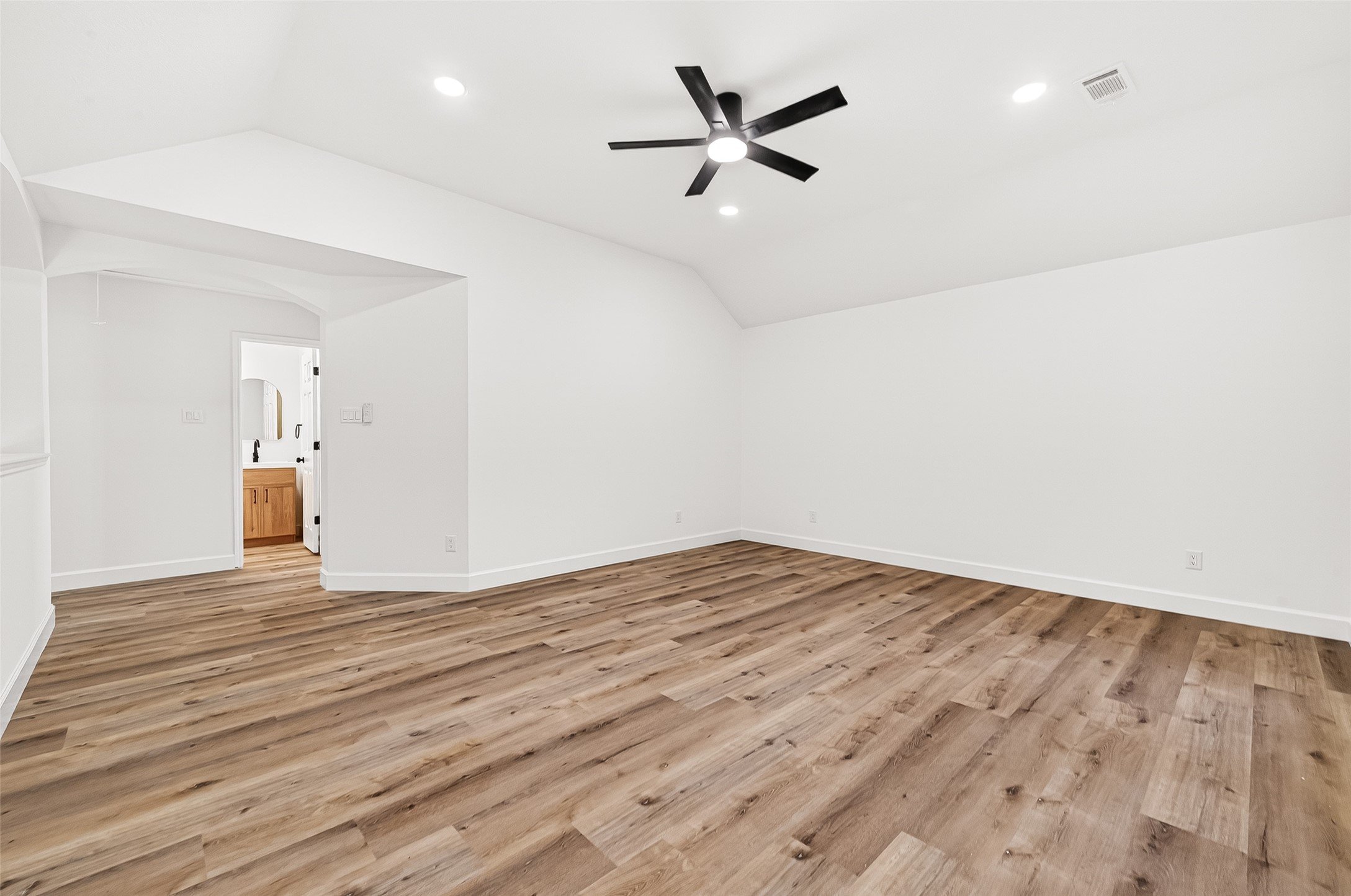 6714 Cleft Stone Drive Houston, TX 77084 - Photo 28 of 49 a view of empty room with wooden floor