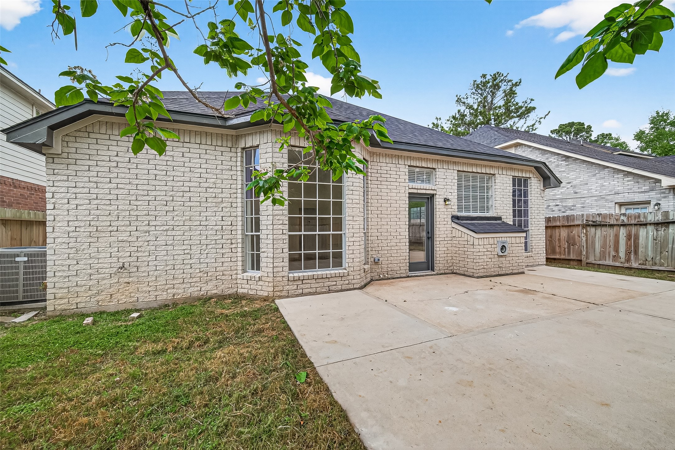 6714 Cleft Stone Drive Houston, TX 77084 - Photo 41 of 49 Slab patio with large back yard.