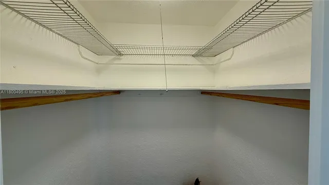 a close view of closet