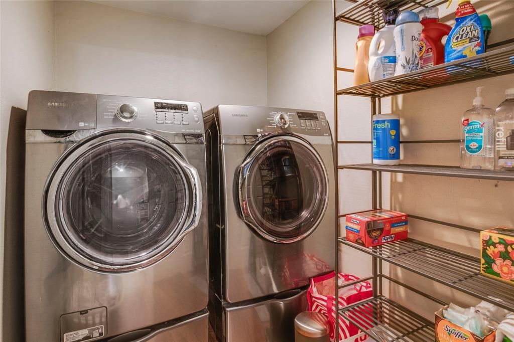 7777 Royal Lane Dallas, TX 75230 - Photo 22 of 30 a utility room with dryer and washer