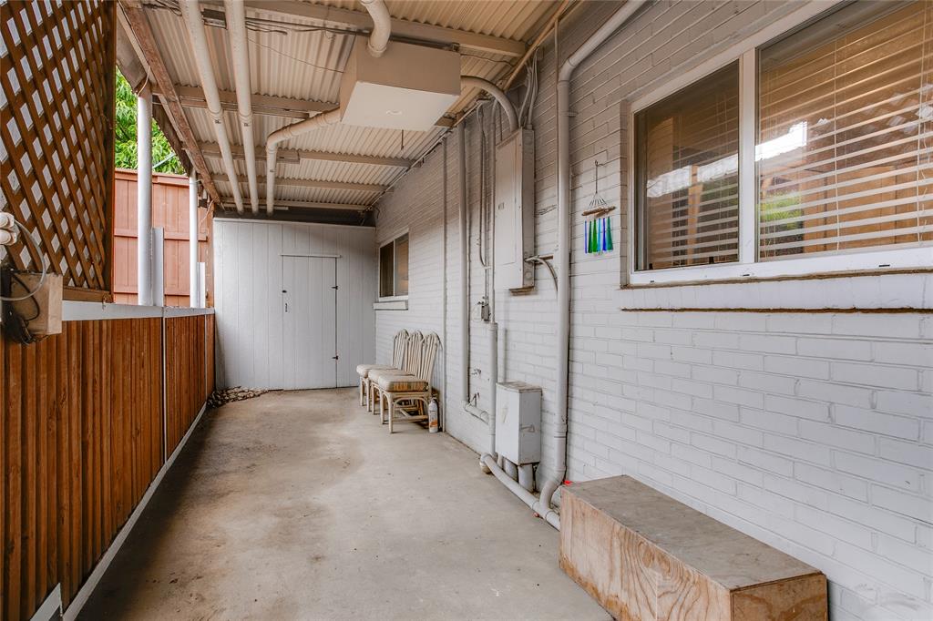 7777 Royal Lane Dallas, TX 75230 - Photo 23 of 30 a view of an entryway with a small cabin