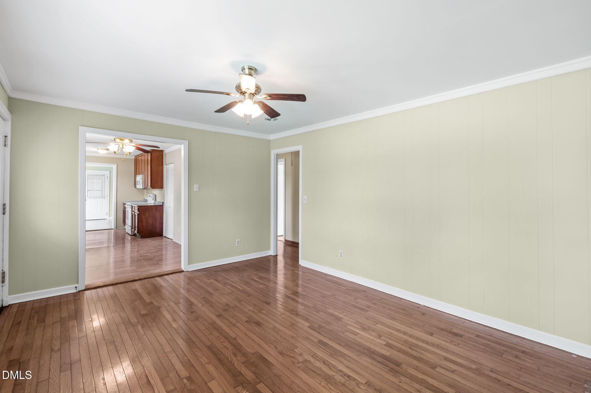 95 Harold Gill Road Roxboro, NC 27574 - Photo 10 of 53 a view of empty room with wooden floor