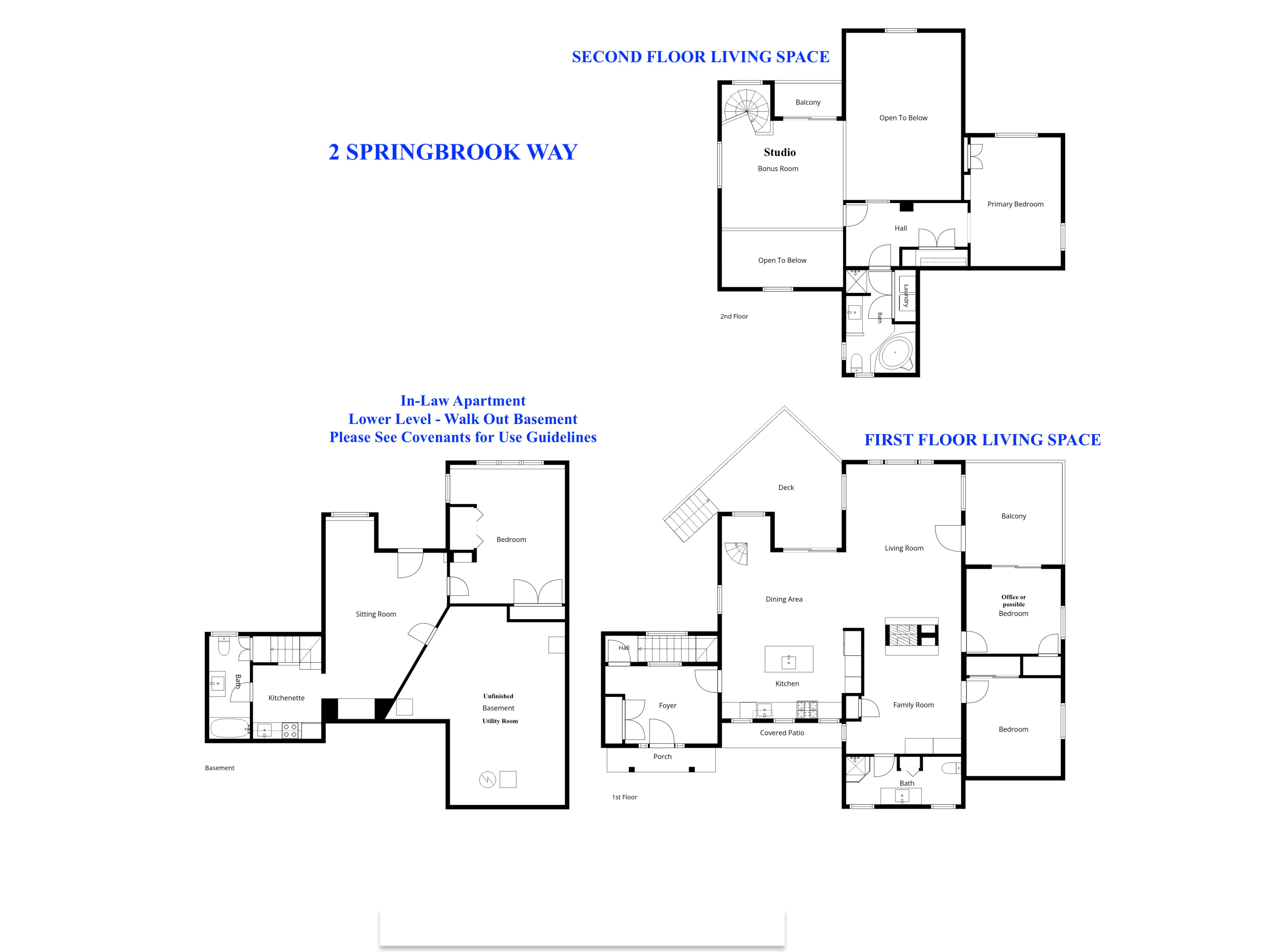 2 Springbrook Way Rockport, ME 04856 - Photo 85 of 86 Floor Plans - Whole House