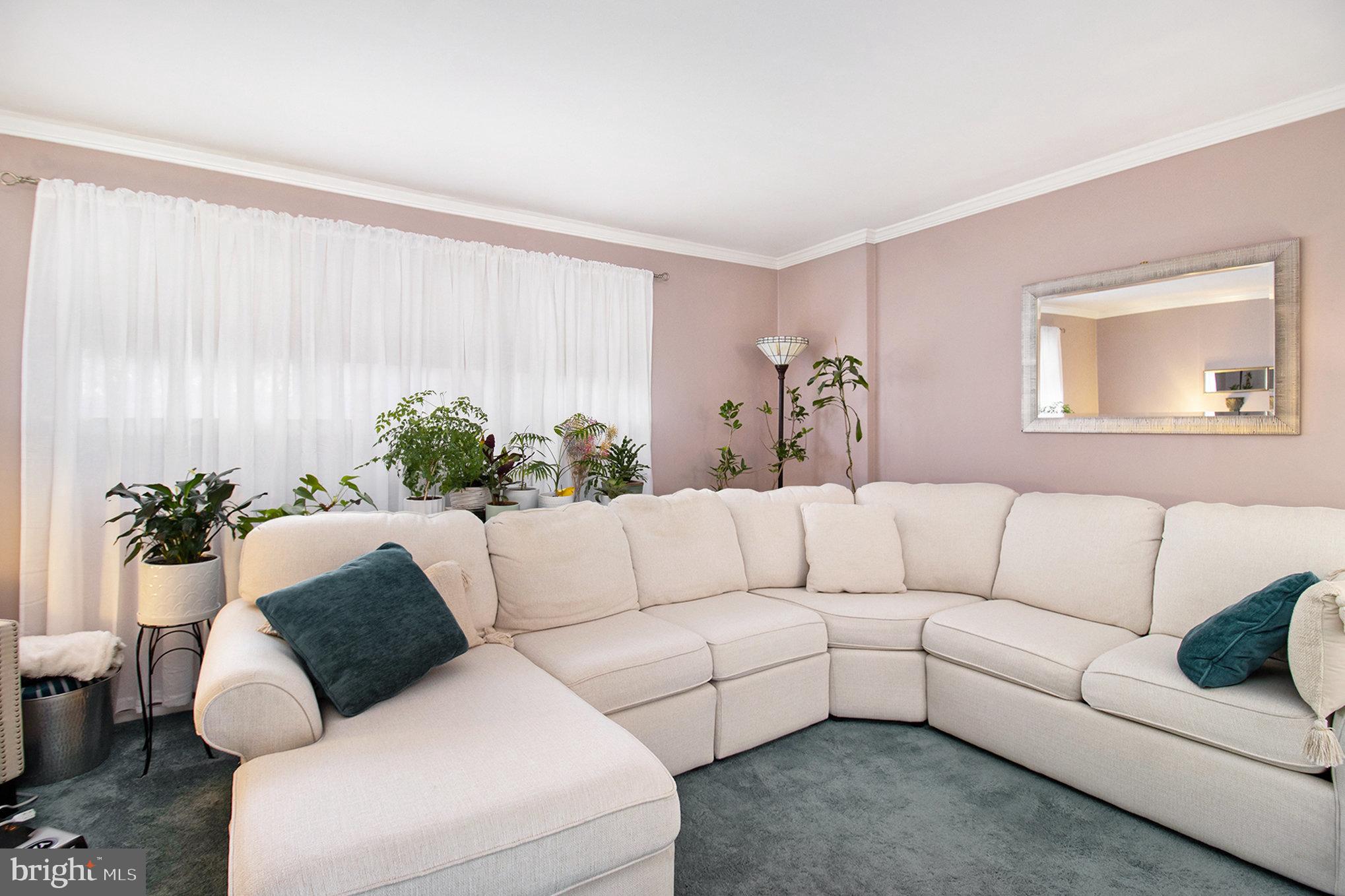 816 Lawler Street Philadelphia, PA 19116 - Photo 5 of 47 a living room with furniture and a potted plant