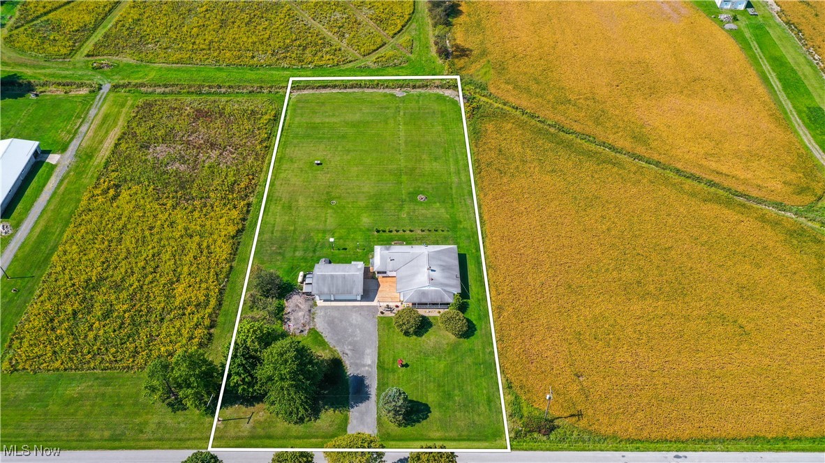 6677 Fee Road Rome, OH 44085 - Photo 26 of 39 Drone / aerial view featuring a rural view