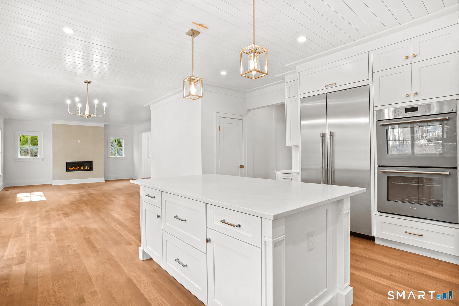 20 Locust Hill Road Darien, CT 06820 - Photo 9 of 30 Kitchen overlooking family room