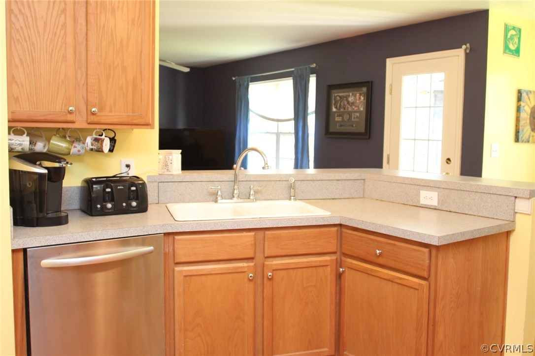 8103 Venable Road Kents Store, VA 23084 - Photo 5 of 23 a kitchen with a sink and cabinets
