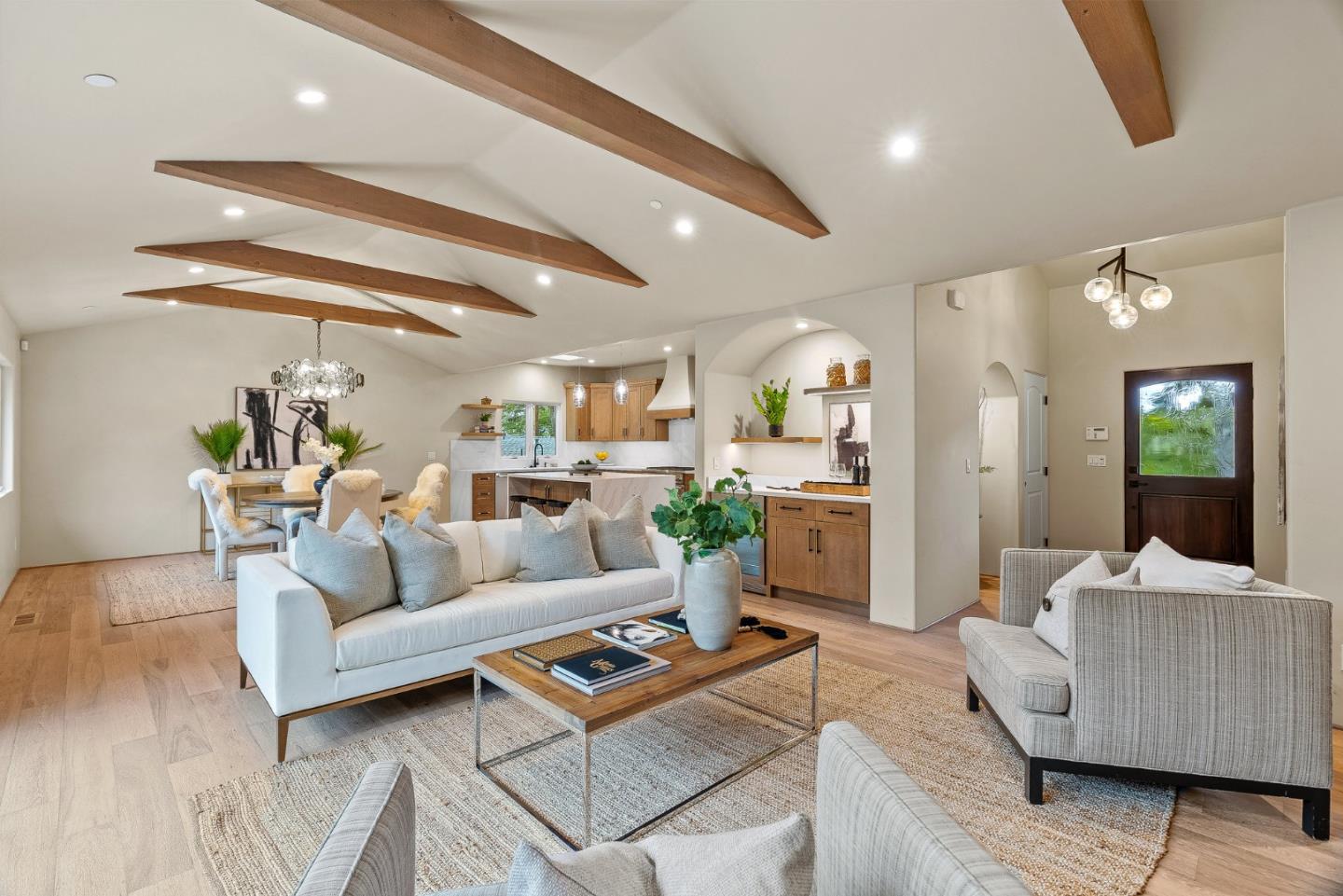 2869 Forest Lodge Road Pebble Beach, CA 93953 - Photo 3 of 34 a living room with furniture and view of kitchen