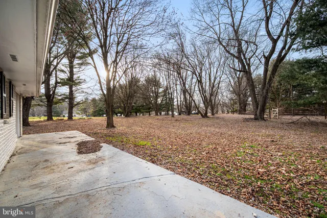 a view of snow on the side of the road
