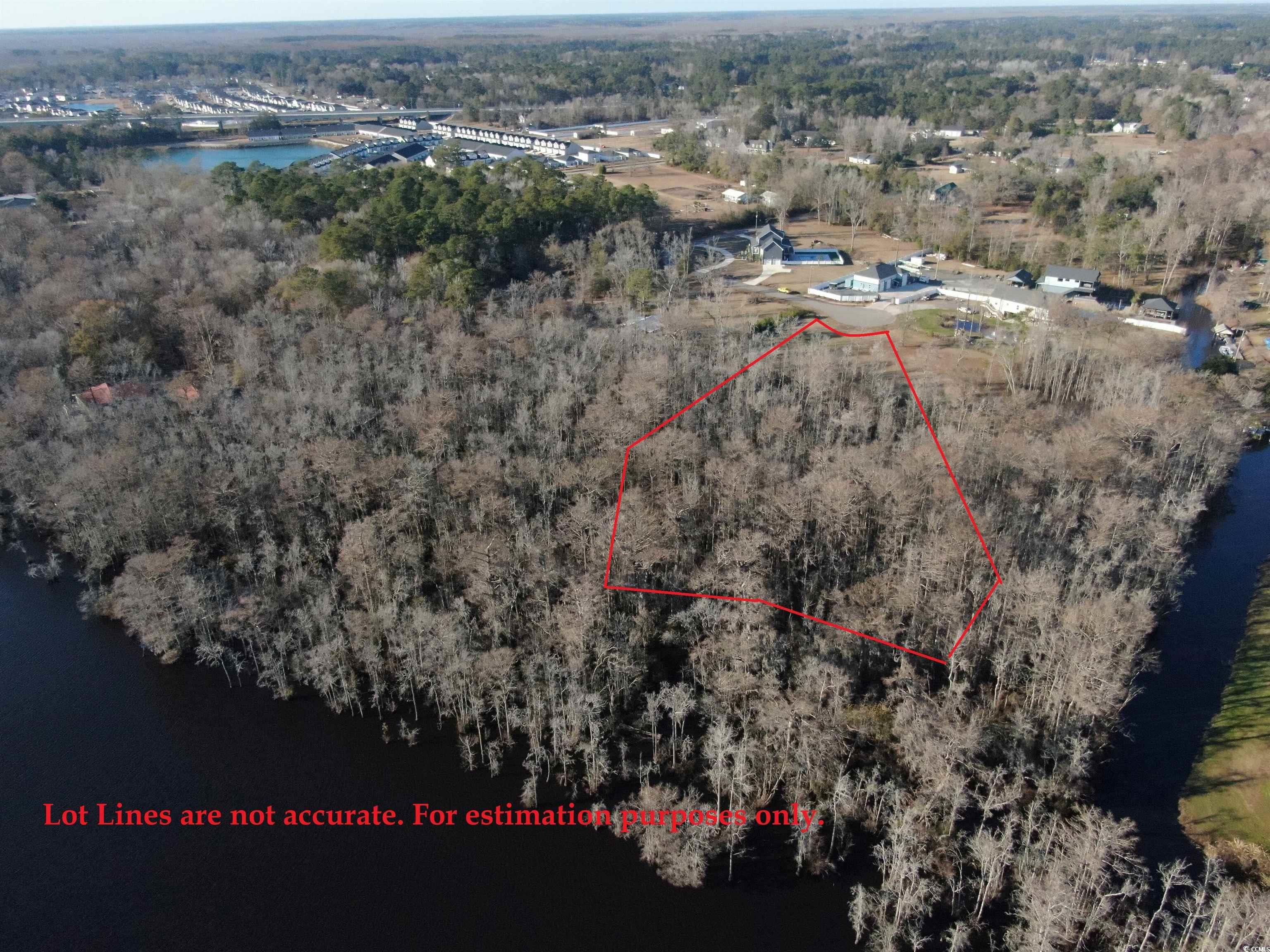148 Jackson View Place Myrtle Beach, SC 29588 - Photo 8 of 14 Aerial view featuring a water view