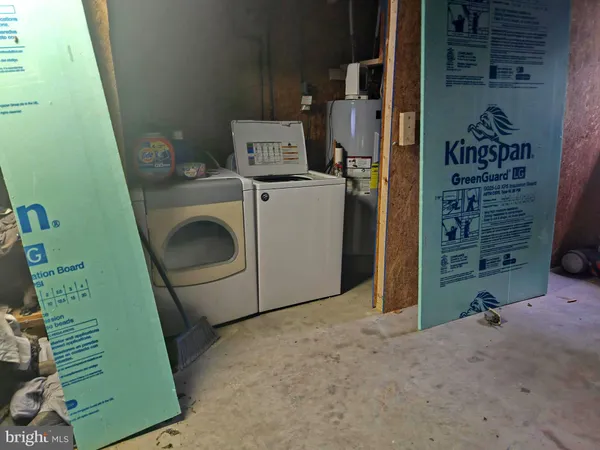 a view of water heater room