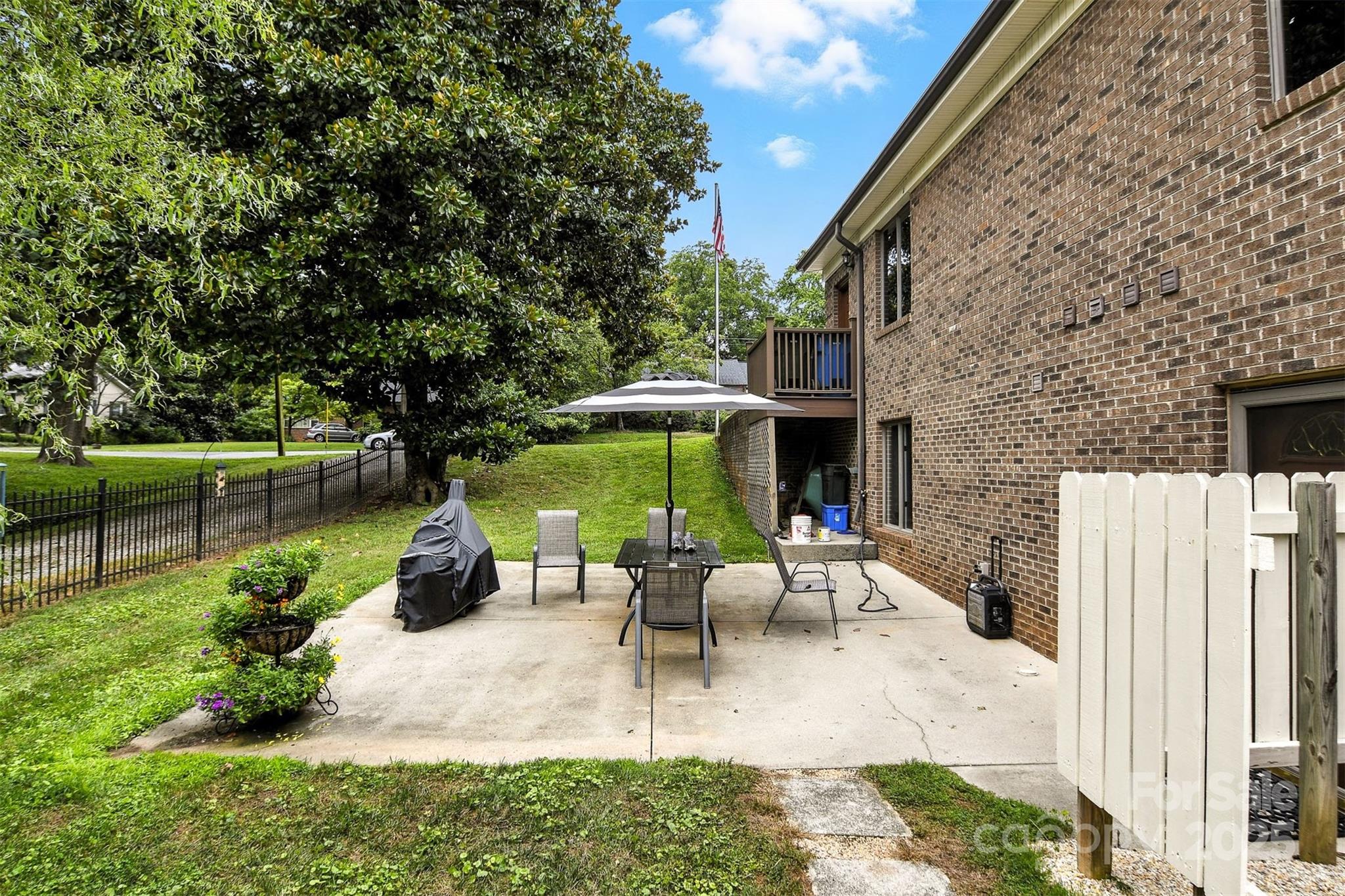 530 5th Street Northwest Hickory, NC 28601 - Photo 40 of 48 a view of backyard with outdoor seating and green space