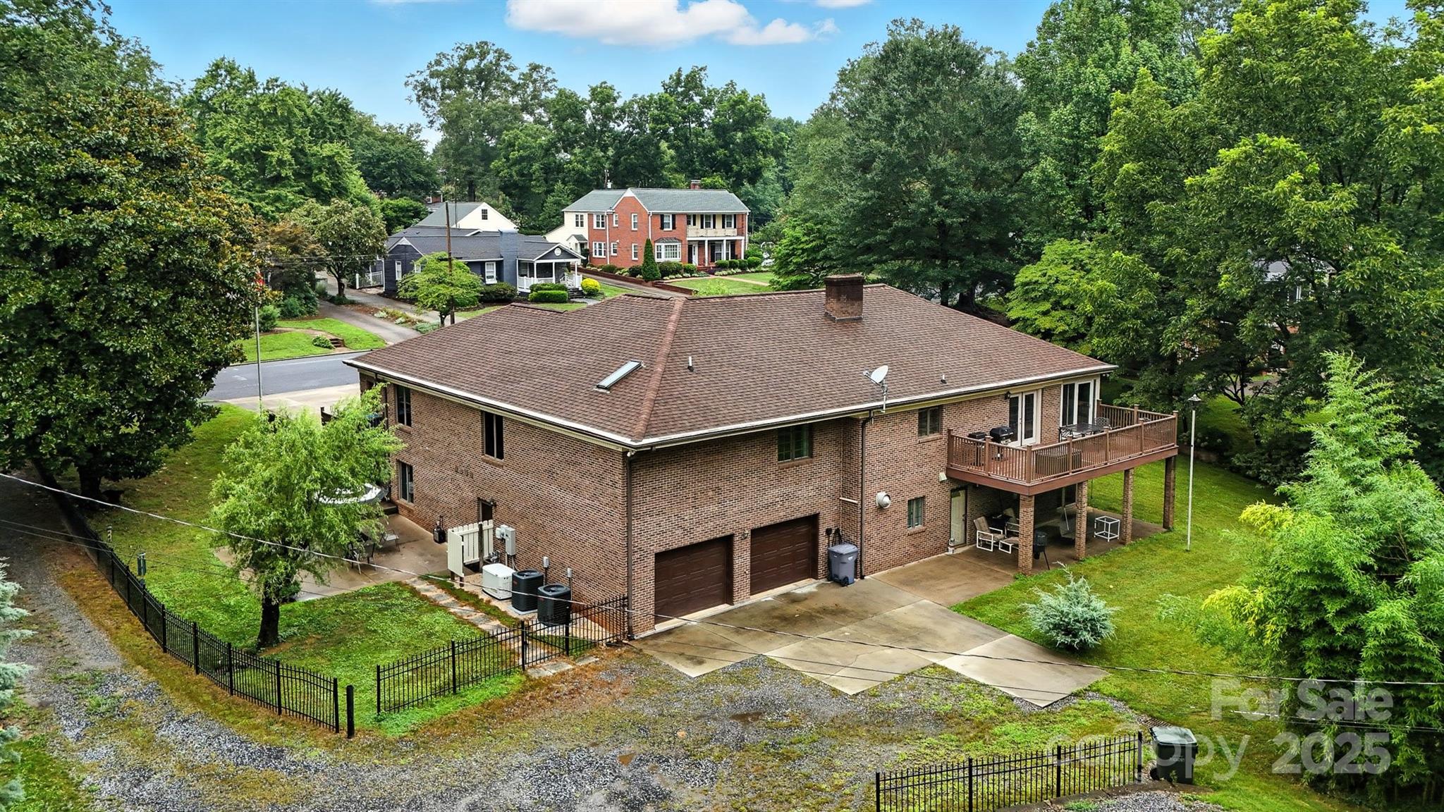 530 5th Street Northwest Hickory, NC 28601 - Photo 48 of 48 an aerial view of a house with yard porch and furniture