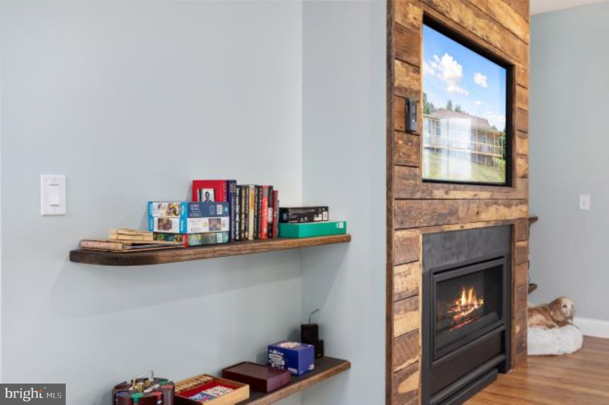1195 Mountain View Drive Rileyville, VA 22650 - Photo 10 of 35 a living room with furniture and a fireplace