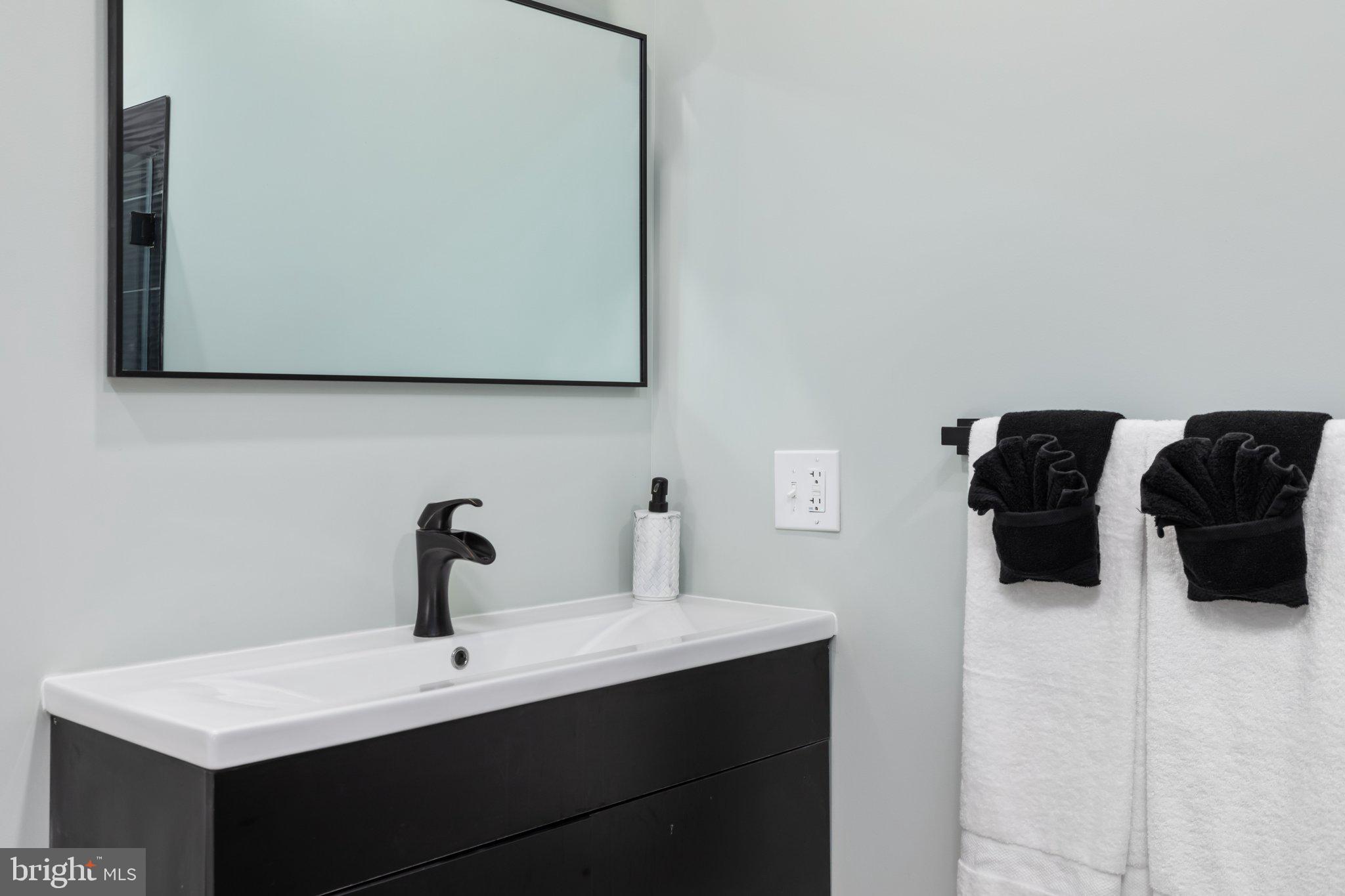 1195 Mountain View Drive Rileyville, VA 22650 - Photo 15 of 35 a bathroom with a sink and mirror
