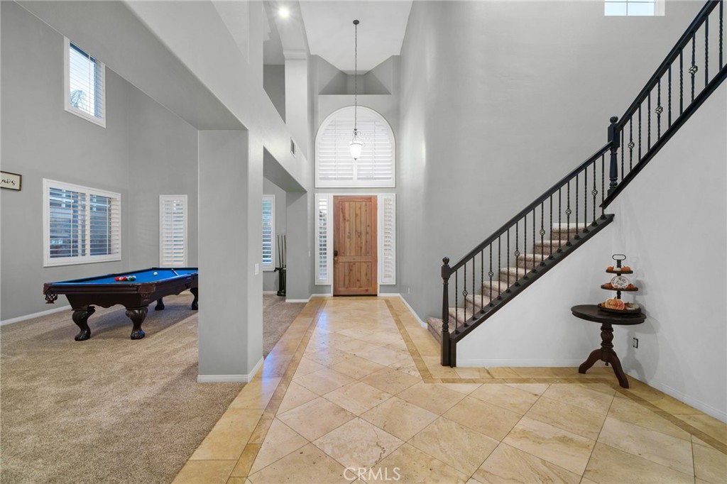 18604 Sunset Knoll Drive Riverside, CA 92504 - Photo 3 of 66 a view of entryway and hall with wooden floor