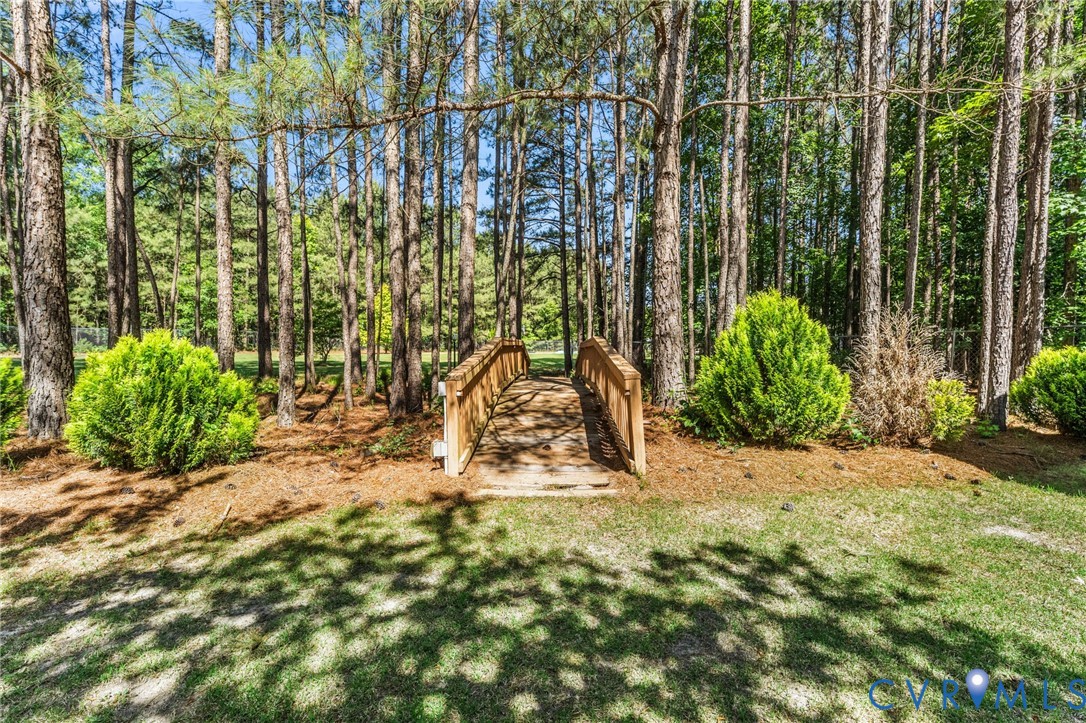 3120 Denise Road Petersburg, VA 23805 - Photo 6 of 51 Wood-plank bridge crossing a natural landscape, bo