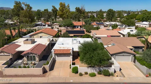 a view of a city with lake view