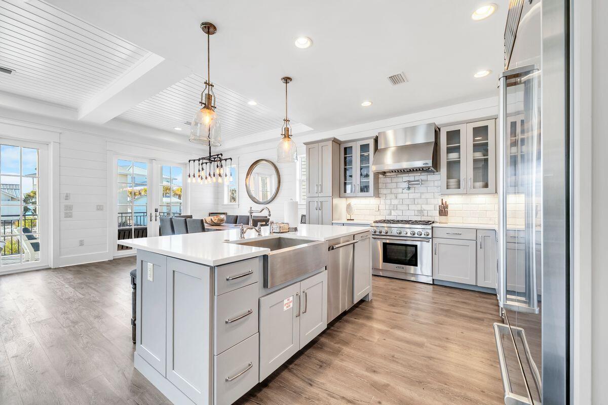 6 Hotz Avenue Santa Rosa Beach, FL 32459 - Photo 26 of 85 Kitchen, Family and Dining Views